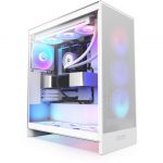 NZXT ATX H7 Flow RGB (2024) All White Vidro Temperado