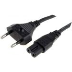 Lian Dung Cabo de Alimentação com Ficha IEC C7 Fêmea 2x0.75mm2 2.5A 1.80 metros Preto - 1858-T8-1,8