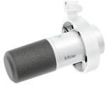 Fifine Microfone Dinâmico XLR Studio K688 USB Branco