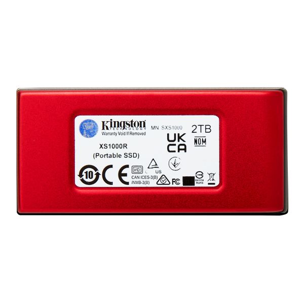 Disco Externo SSD Kingston XS1000 2TB Vermelho
