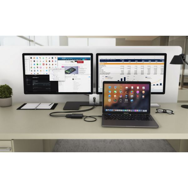 I-Tec Hub USB-C Dual 4K/60Hz (single 8K/30Hz) HDMI Video Adapter