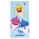 Baby Shark Toalha de Praia Azul (70 X 140 cm)