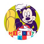 Kids Licensing Toalha Redonda Mickey Disney Microfibra