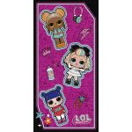 LOL Toalha de Praia Rosa 3 Personagens Spray - BGET4233B