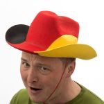 Chapéu de Cowboy Bandeira da Alemanha - V0000194