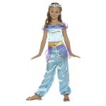 Smiffys Fato Princesa da Arábia Azul 7-9 Anos