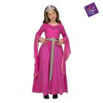 Mom Disfarce Princesa Medieval Rosa 5-6 Anos - 450205189