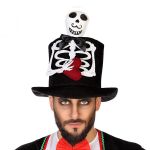 Chapéu Halloween Esqueleto Preto 116839 S1122775