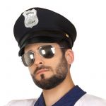 Chapéu Polícia Preto 117699 S1122262