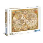 Clementoni Puzzle 2000 Peças - Mapa Antigo - 32557