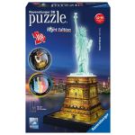 Ravensburger Puzzle 3D 108 Peças - Estátua da Liberdade Night Edition - 12596