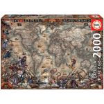 Educa Puzzle Mapa de Piratas - 2000 peças - 18008