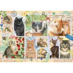 Jumbo Puzzle Cat Stamps - JU18813
