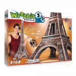 Wrebbit Puzzle 3D Torre Eiffel 816 Peças - W3D2009