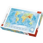 Trefl Puzzle 1000 Peças Mapa Mundo 10463
