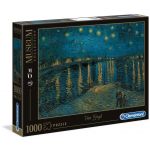 Clementoni Puzzle 1000 Peças - Van Gogh Notte stellata sul Rodano - 39344