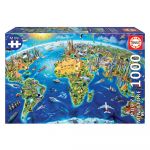 Educa Puzzle 1000 Peças Miniatura Símbolos do Mundo - ED19036