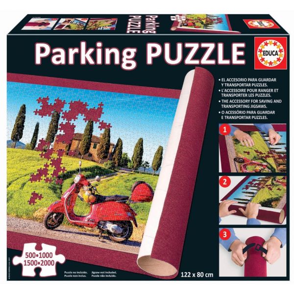 Educa Borras - Puzzle de arquitectura de estacionamento multicolorido ㅤ, PUZZLE até 49 pçs