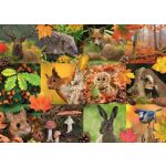 Jumbo Puzzle Animais de Outono 1000 Peças