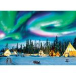 Eurographics Puzzle Camping para Observar a Aurora Boreal 1000