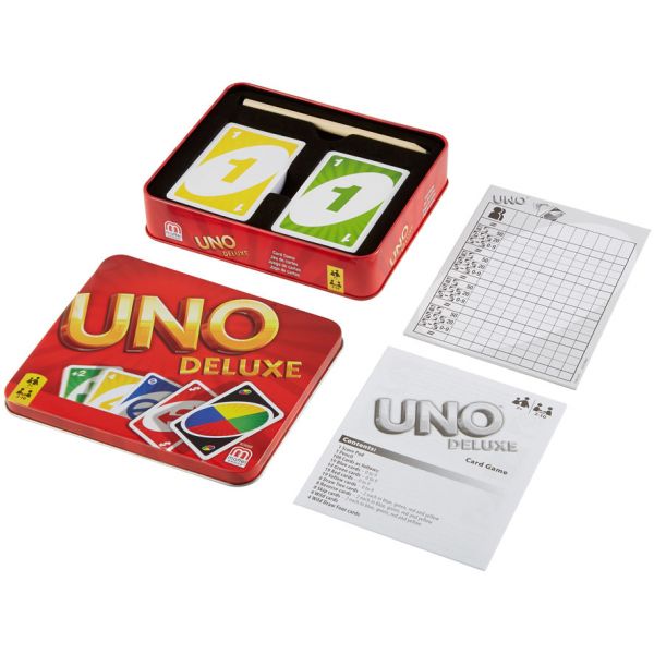 Jogo de Cartas UNO Deluxe Mattel Games · Uno · El Corte Inglés