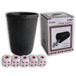 Kit Poker Copo + Shaker + 5 Dados