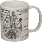 Pyramid Star Wars Millennium Falcon Sketch mug