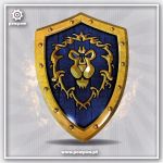 Abystyle Placa de Metal 3D World of Warcraft Alliance Shield