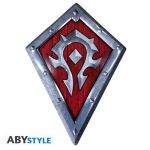 Abystyle Placa de Metal 3D World of Warcraft Horde Shield