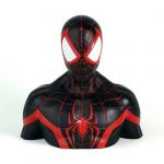Semic Studio Marvel Spider-Man Miles Morales Deluxe Bust Bank 20cm