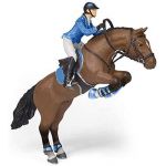 Papo Figura Cavalo de Salto de Obstáculos + Cavaleira - 51560