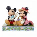 Figura Decorativa Mickey Y Minnie Huevos de Pascua