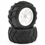 Pneu Ftx Comet Monster Front Mounted Tyre & Wheel White Ftx9072w