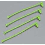 Traxxas Body clip retainer, green (4) - 78337