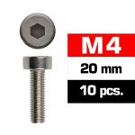 Ultimate Racing M4X20MM Cap Head Screws (10 Pcs) Ultimate - UR163420