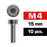 Ultimate Racing M4X15MM Cap Head Screws (10 Pcs) Ultimate - UR163415