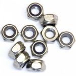 M3 Stainless Nyloc Nuts Pack of 10 Ttm00005
