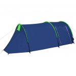 Tenda de Campismo 4 Pessoas, Azul Marinho / Verde - 90516