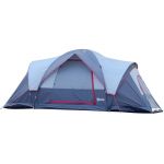 Outsunny Tenda Barraca de Acampamento Grande com Bolsa de Transporte 455x230x180 cm - A20-132