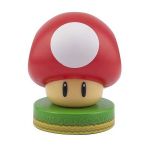 Candeeiro 3D Super Mario Mushroom