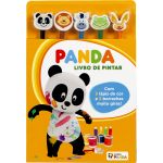 Canal Panda - Livro de pintar Com 5 lápis de cor e 5 borrachas muito giras!