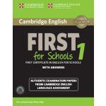 Cambridge English First 1 for Schools for Revised Exam from 2015 Student's Book Pack (Student's Book with Answers and Audio CDs (2))