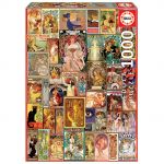 Educa Puzzle 1000 Peças Collage Art Nouveau 19258