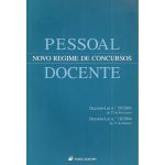 Pessoal Docente - Novo Regime Concursos