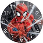 Relógio de Parede Spider-Man (Preto Brilhante)