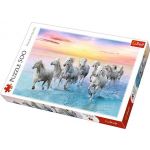Trefl Puzzle Cavalos Brancos a Galopar (500 Peças)