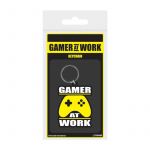 Gamer at Work - Joypad Rubber Keychain