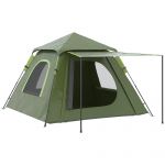 Outsunny Tenda de Campismo para 2-3 Pessoas Impermeável PU2000 mm Proteção UV50+ com Bolsa de Transporte 210x210x150 cm Verde - A20-288V00GN