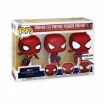 Funko POP! Marvel: Spider-Man: No Way Home - Spider-Man / Friendly Neighborhood Spider-Man / The Amazing Spider-Man (Amazon Sticker Exclusive) #3 Pack