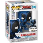 Funko POP! Marvel: Avengers: Beyond Earth's Mightiest - Black Panther 60th Anniversary with Enamel Pin (Amazon Sticker Exclusive) #1244